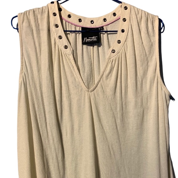 Nanette - Nanette Lepore Cream Tank Top - Picture 1 of 7